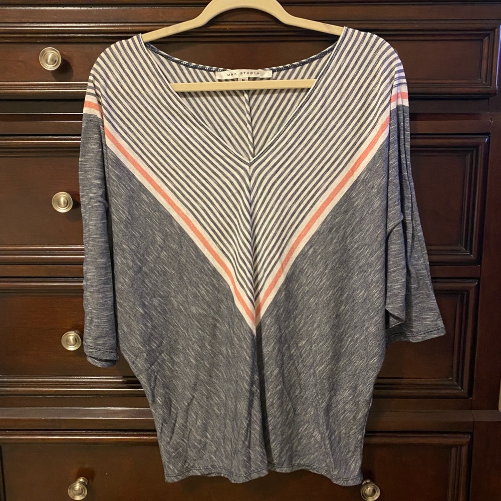 Max Studio Dolman Batwing Sleeve Top